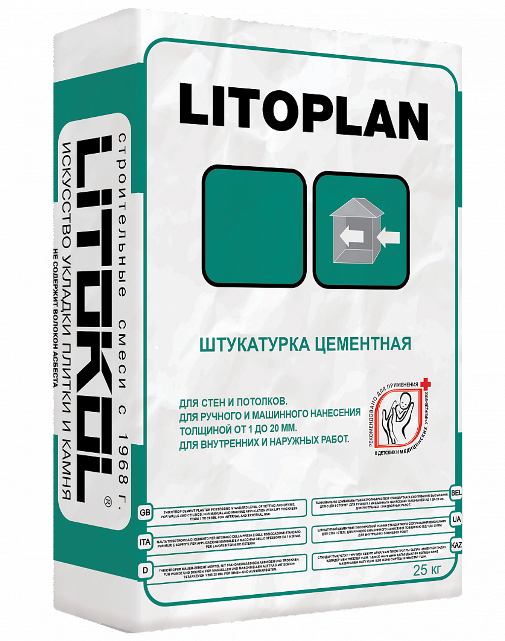 Цементная Штукатурка LITOPLAN (арт. 110530). Купить в интернет-магазине ...